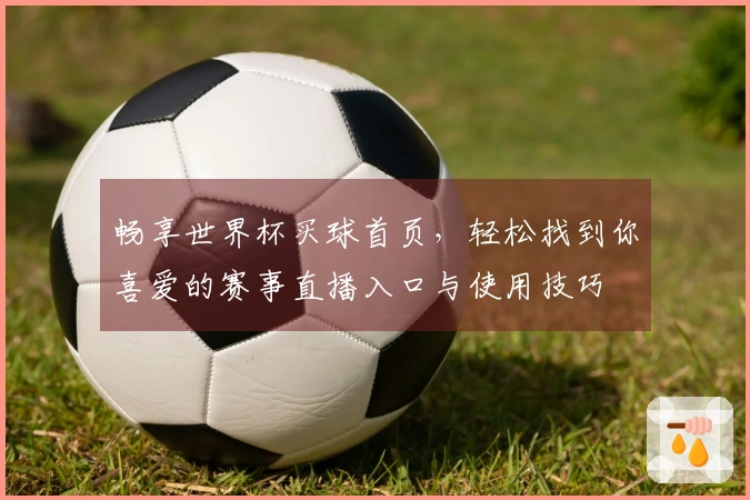 畅享世界杯买球首页，轻松找到你喜爱的赛事直播入口与使用技巧