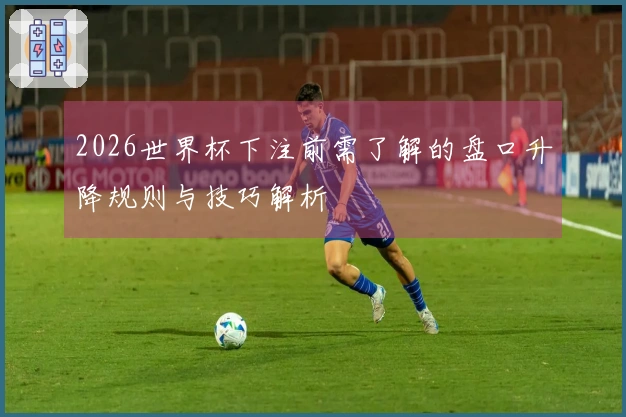 2026世界杯下注前需了解的盘口升降规则与技巧解析